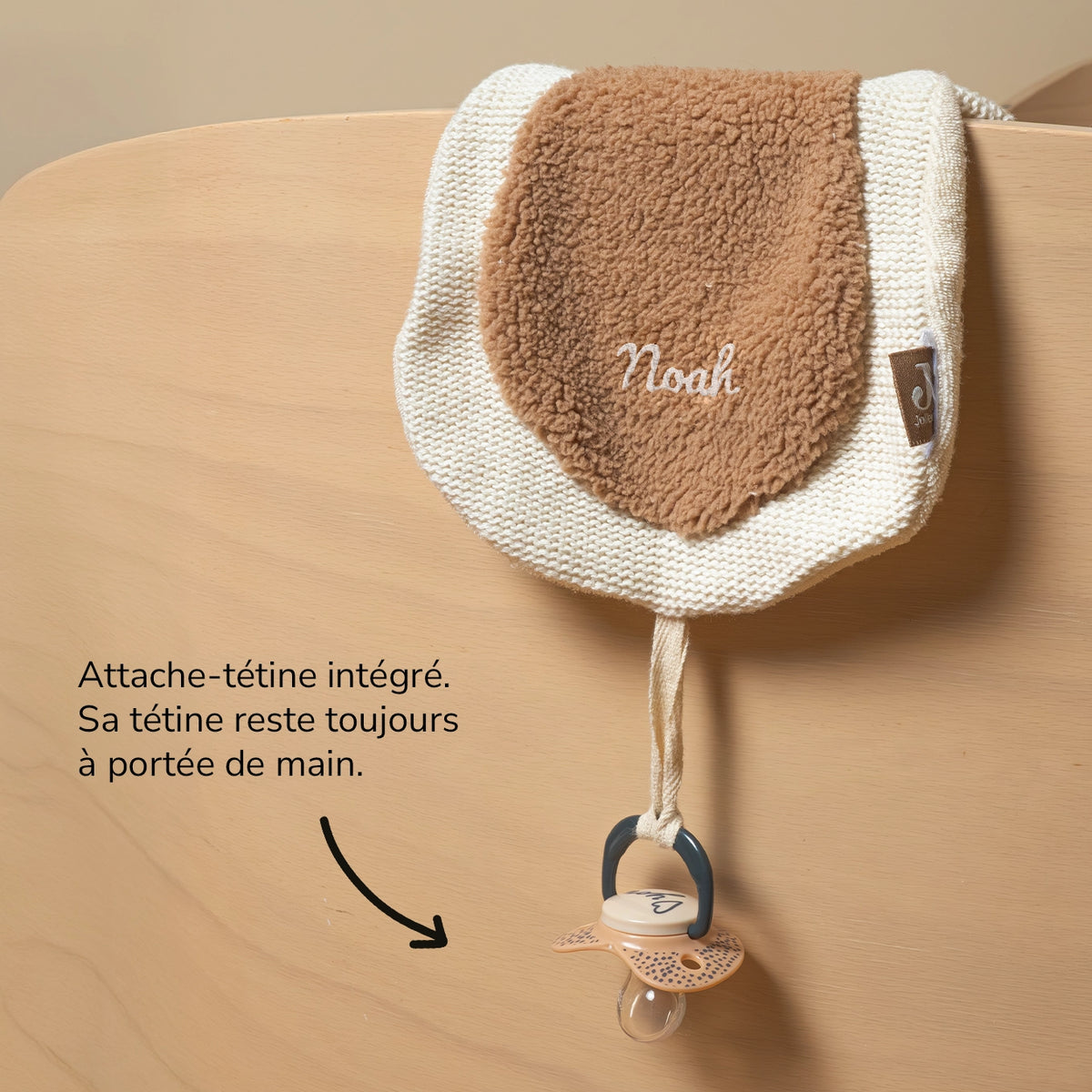 Doudou Personnalisé Brodé « Animal Préféré » — Vue 6 market_france