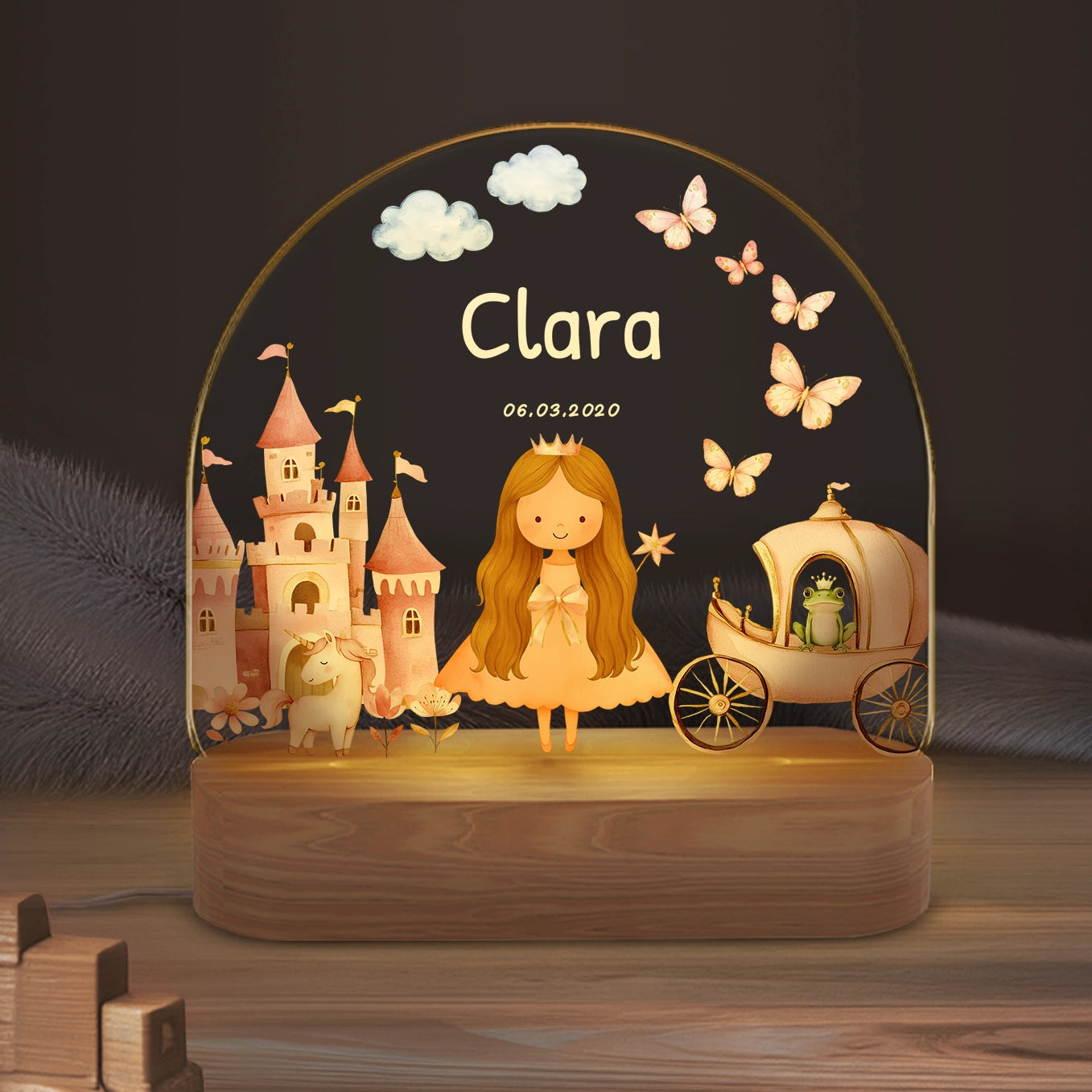Veilleuse personnalisée « Princesse »