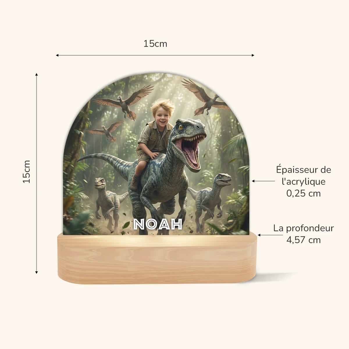 Veilleuse personnalisée "Dino" — Vue 9 market_france