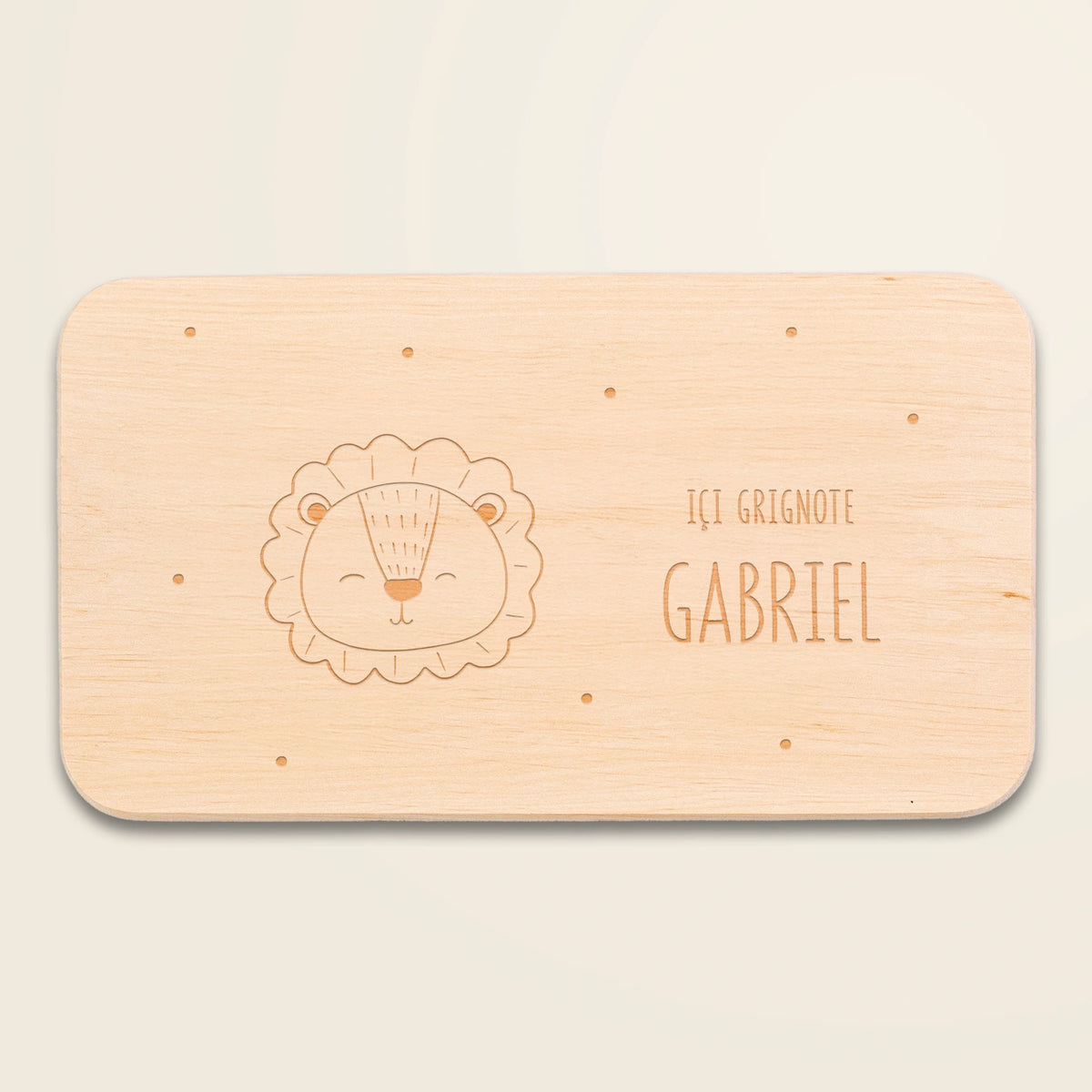 Petit plateau pour goûter personnalisé « Gravure » (gratuit) market_france