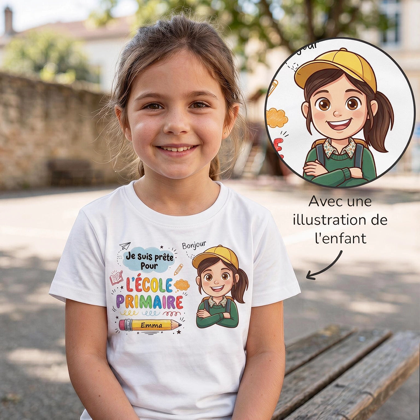 T-shirt Enfant Personnalisé "Je suis prêt"