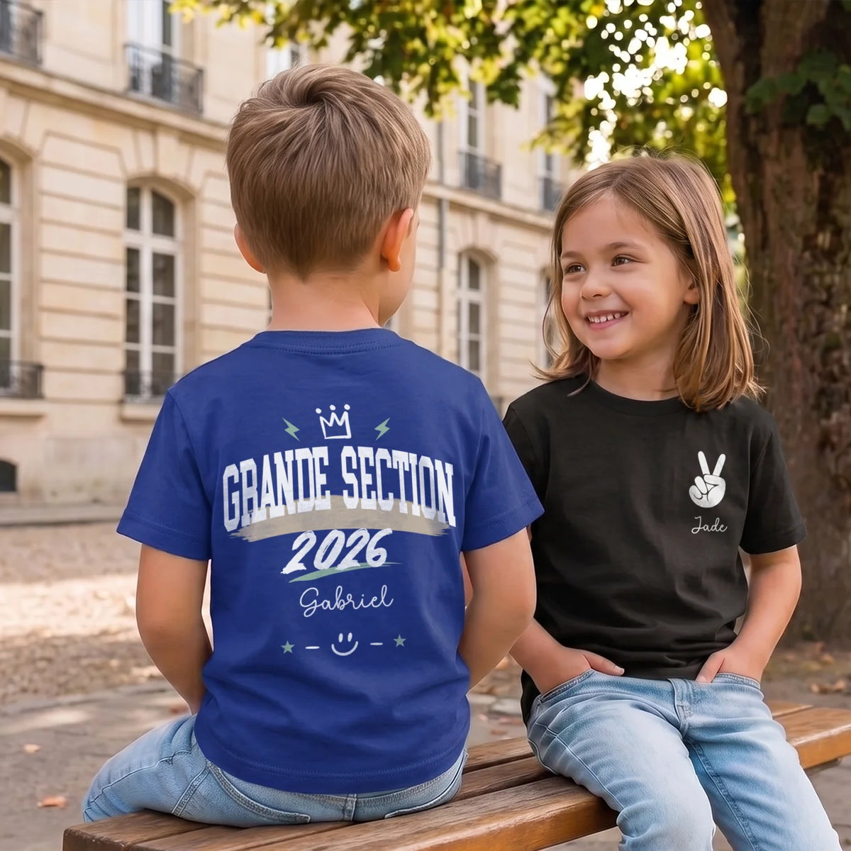 T-shirt personnalisé "Écolier" market_france