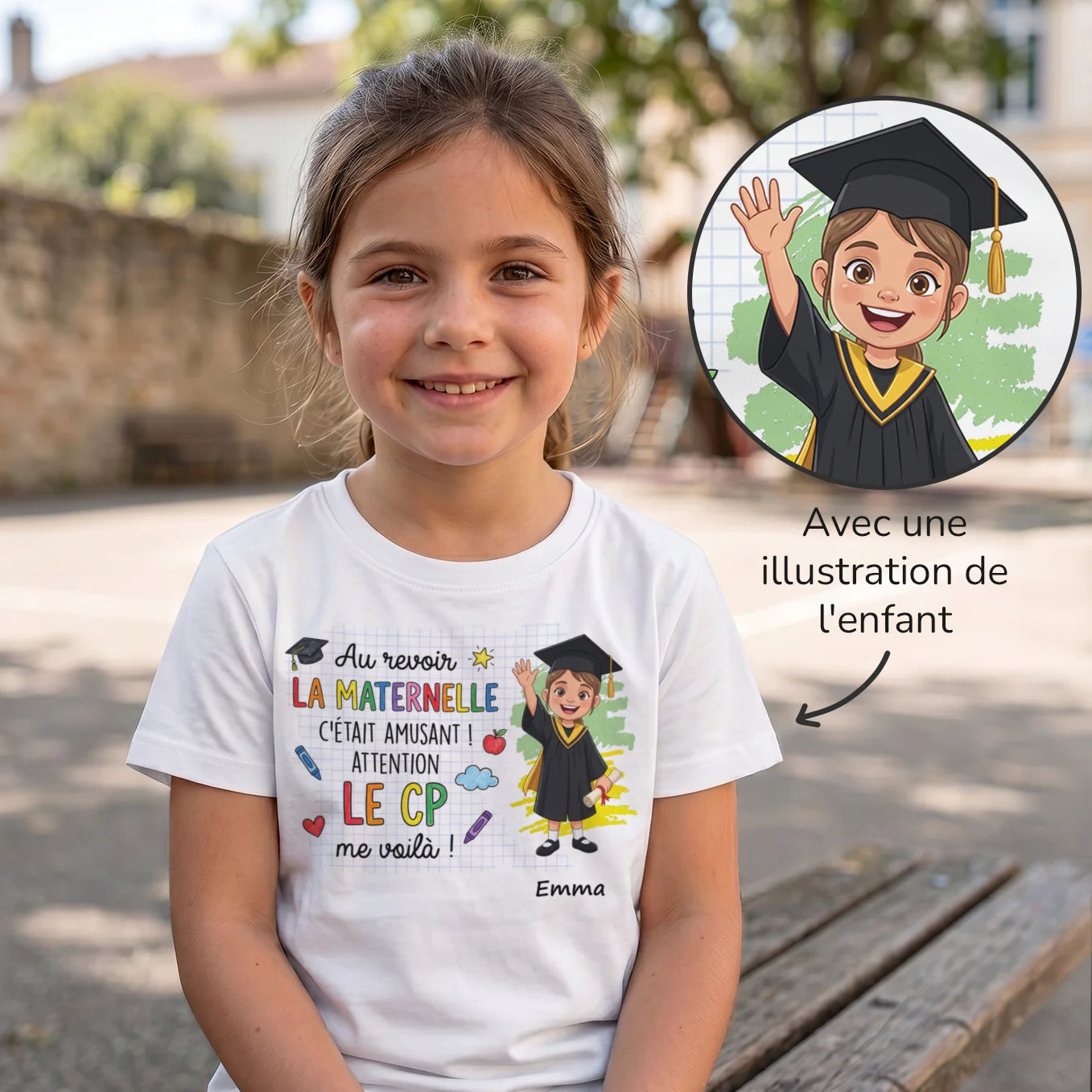T-shirt personnalisé "Rentrée des classes"