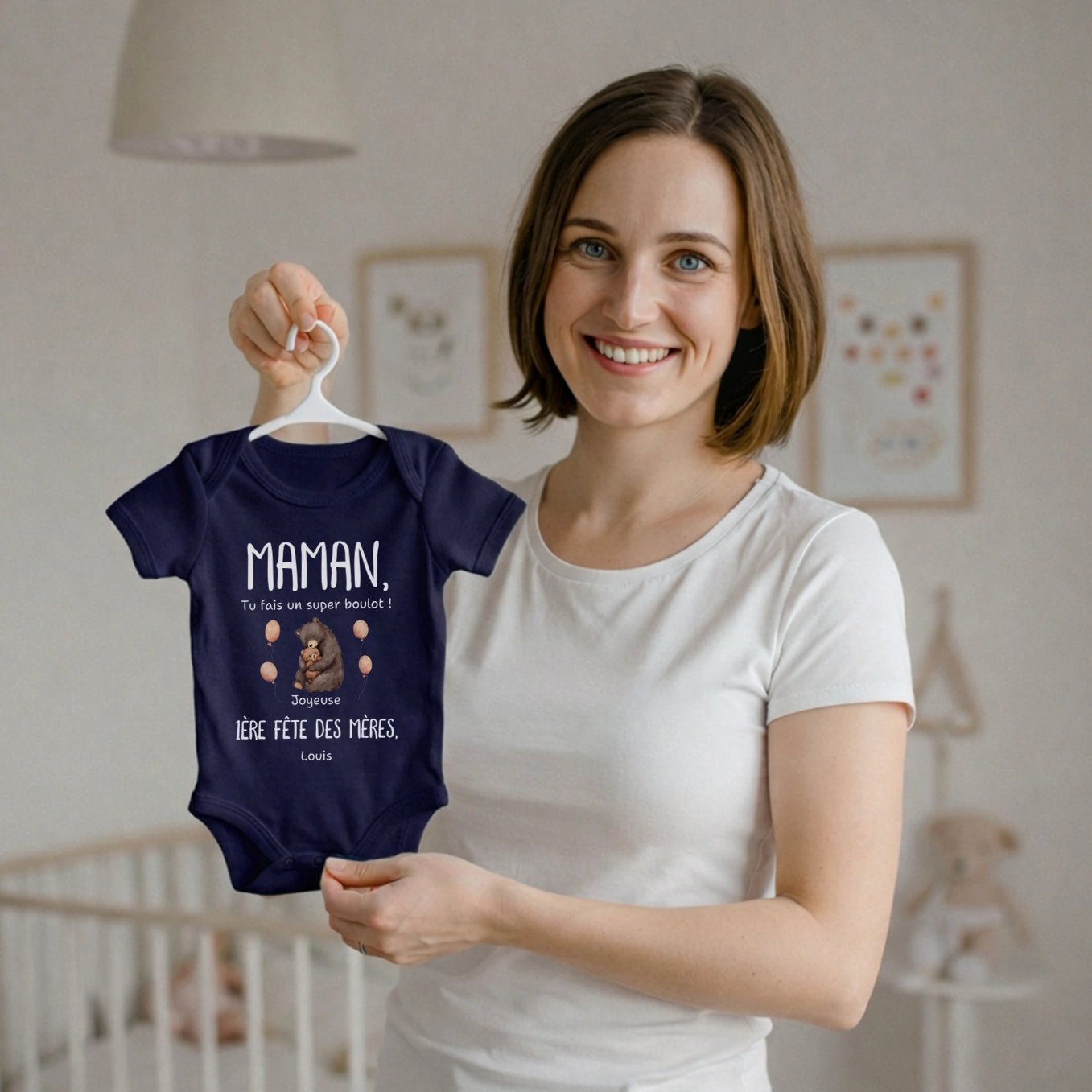Body bébé personnalisé « Ourson »