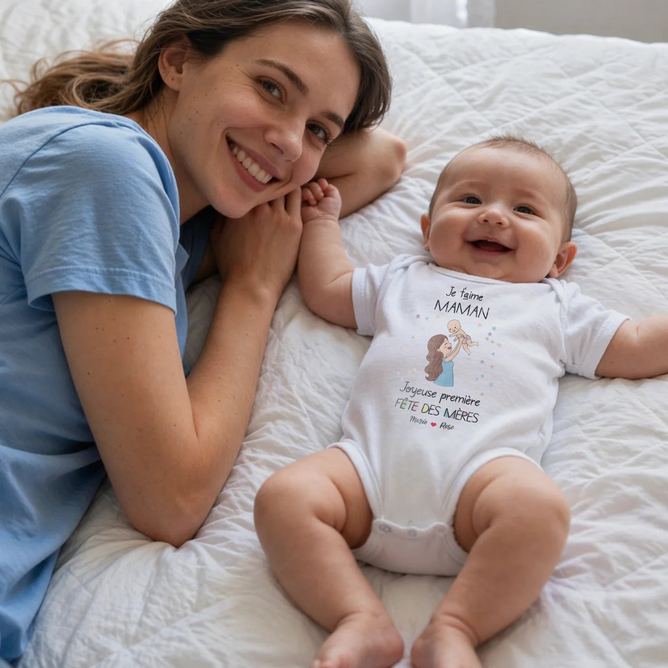 Body bébé personnalisé « Je t’aime »