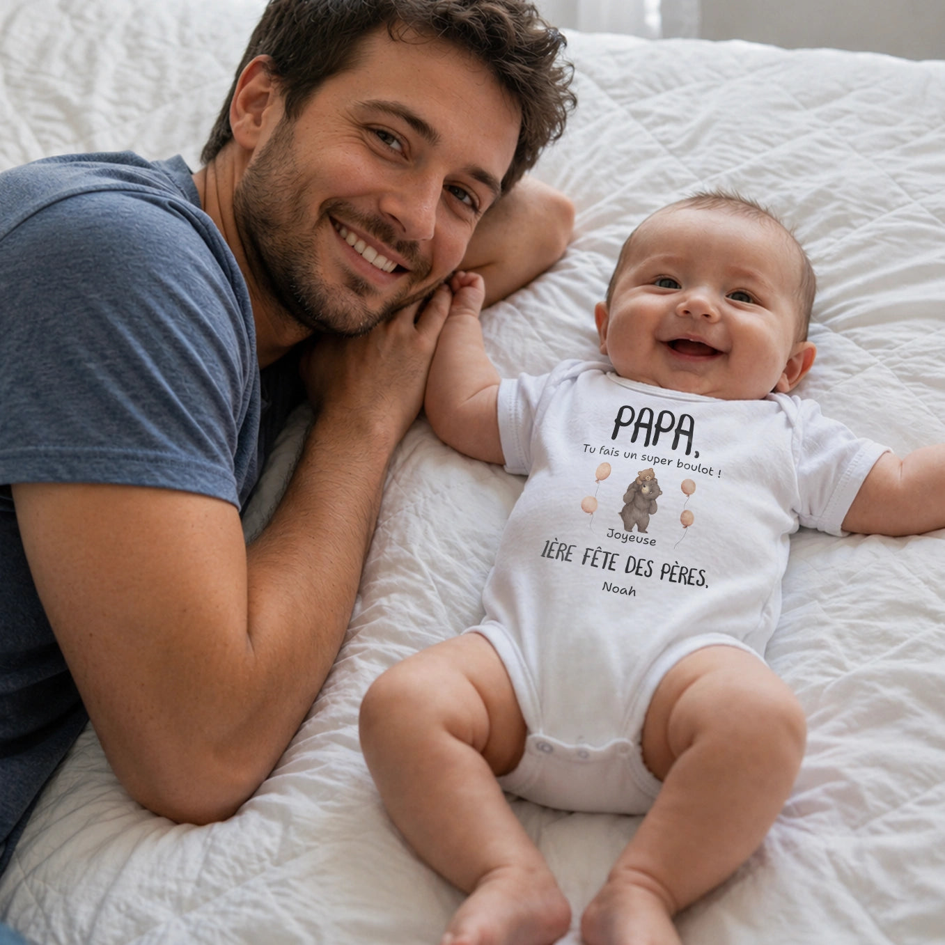 Body bébé personnalisé « Ourson »