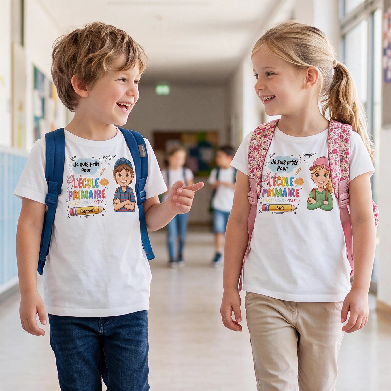 T-shirt Enfant Personnalisé "Je suis prêt"