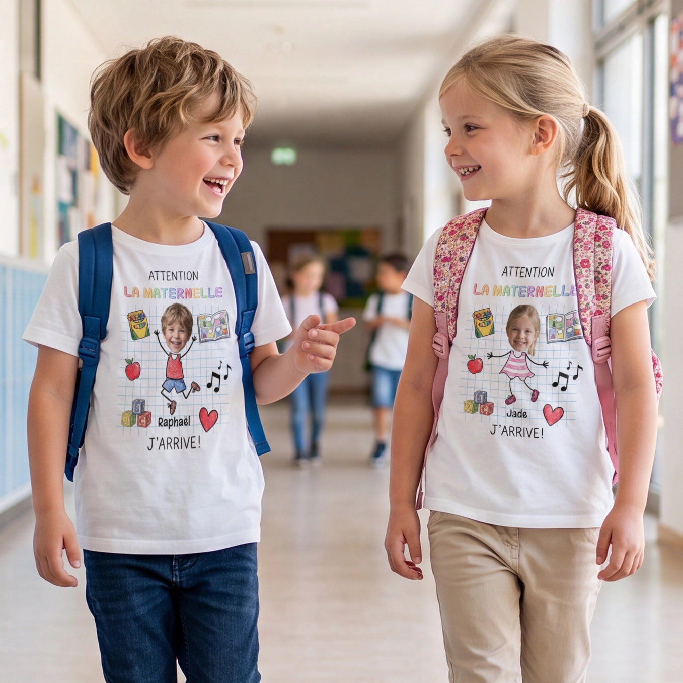 T-shirt enfant personnalisé « La Maternelle »