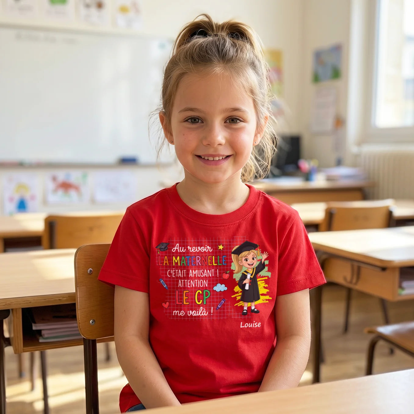 T-shirt personnalisé "Rentrée des classes"