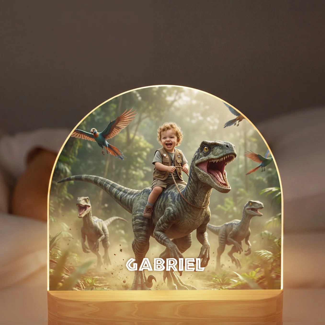 Veilleuse personnalisée "Dino" — Vue 4 market_france