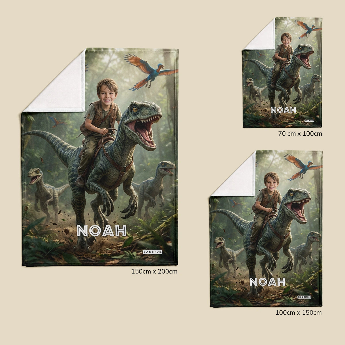 Plaid personnalisé « Dino » — Vue 6 market_france