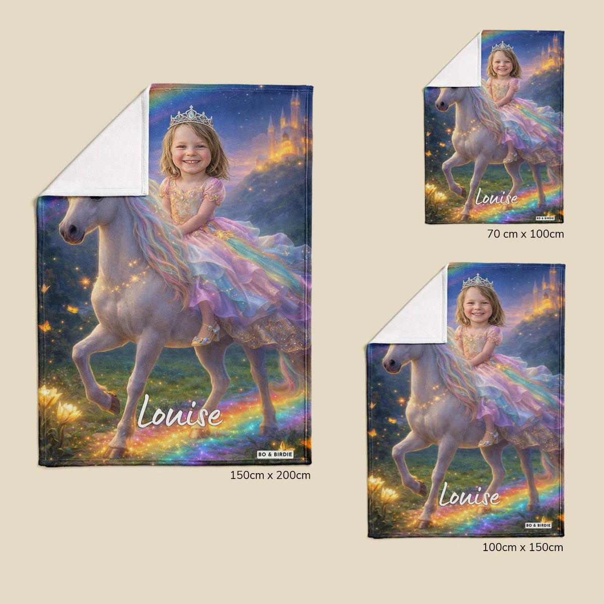 Plaid personnalisé « Princesse » — Vue 6 market_france