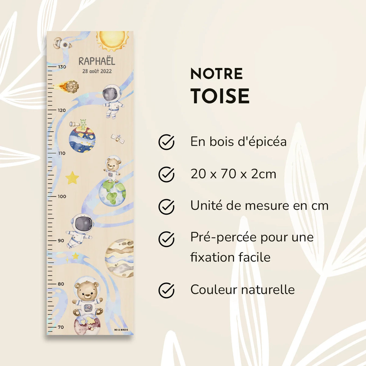 Toise personnalisée « Astronautes » — Vue 9 market_france