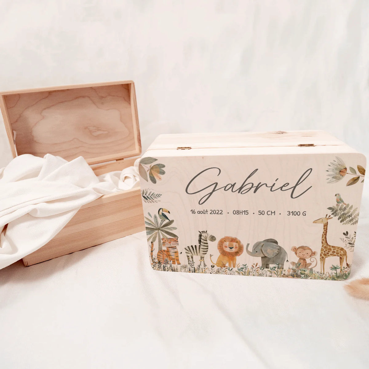 Boîte à souvenirs personnalisée « Animaux de safari » — Vue 8 market_france