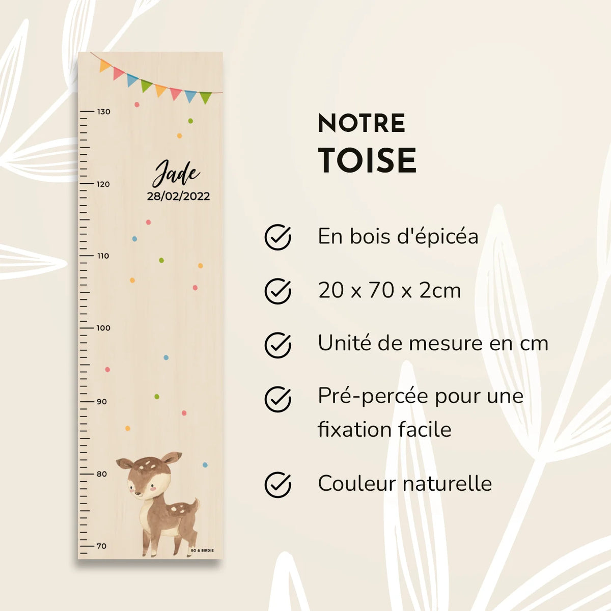 Toise personnalisée « Confettis » — Vue 8 market_france