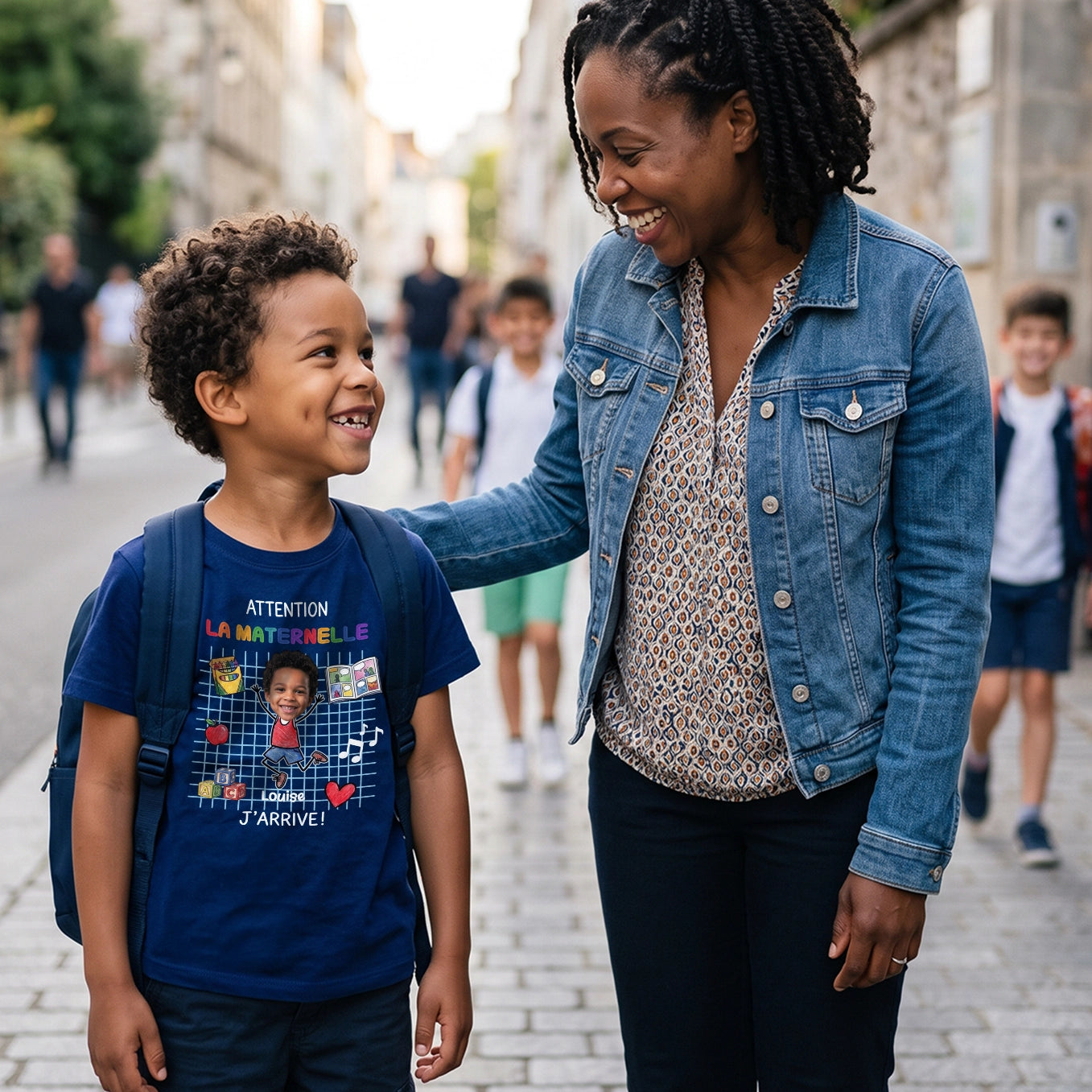T-shirt enfant personnalisé « La Maternelle »
