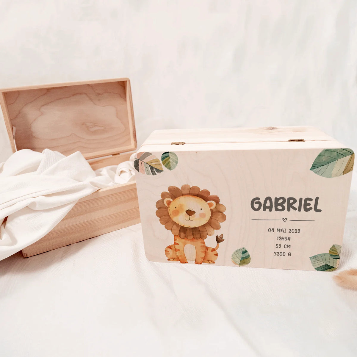 Boîte à souvenirs en bois personnalisée « Animal préféré » — Vue 6 market_france