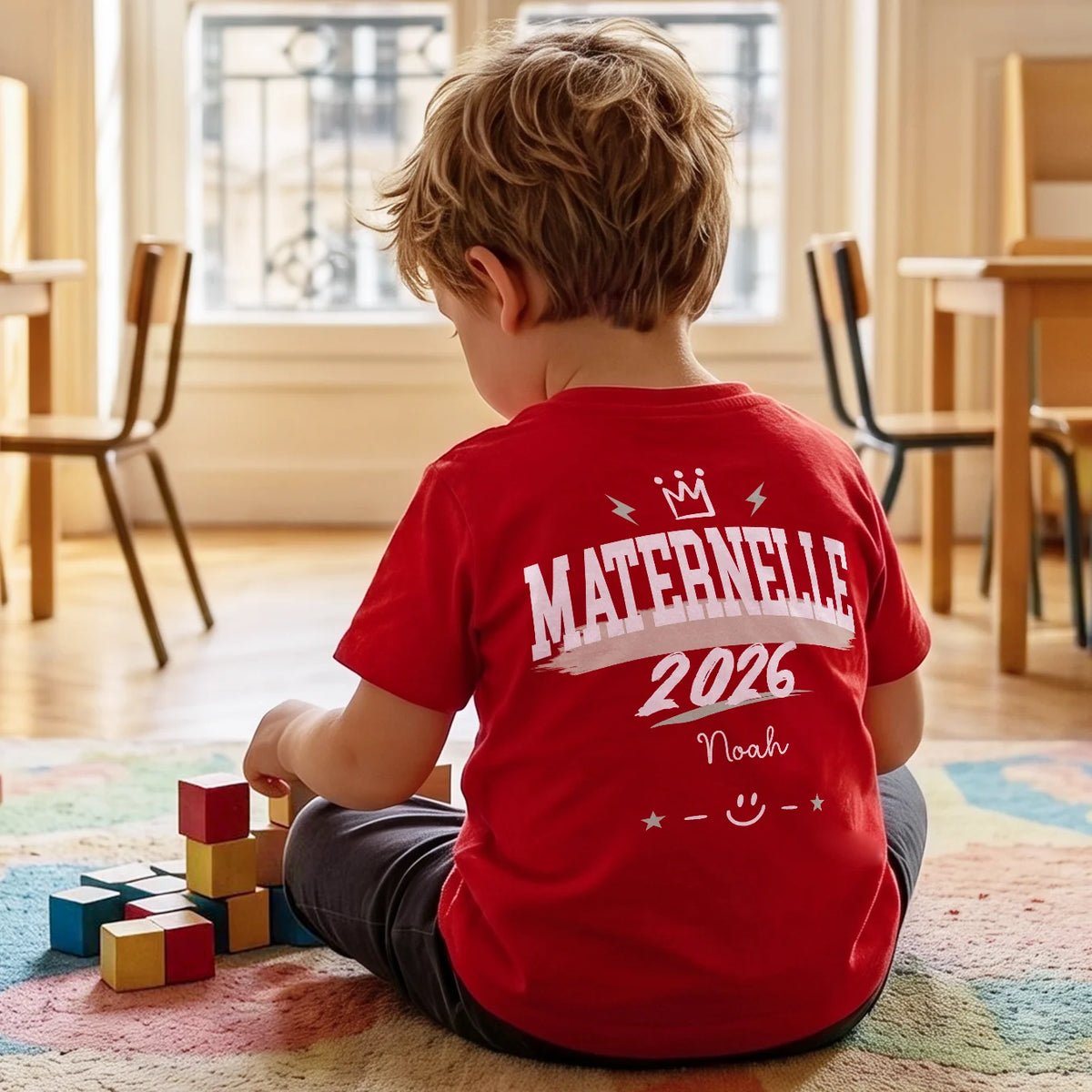 T-shirt personnalisé "Écolier" — Vue 6 market_france