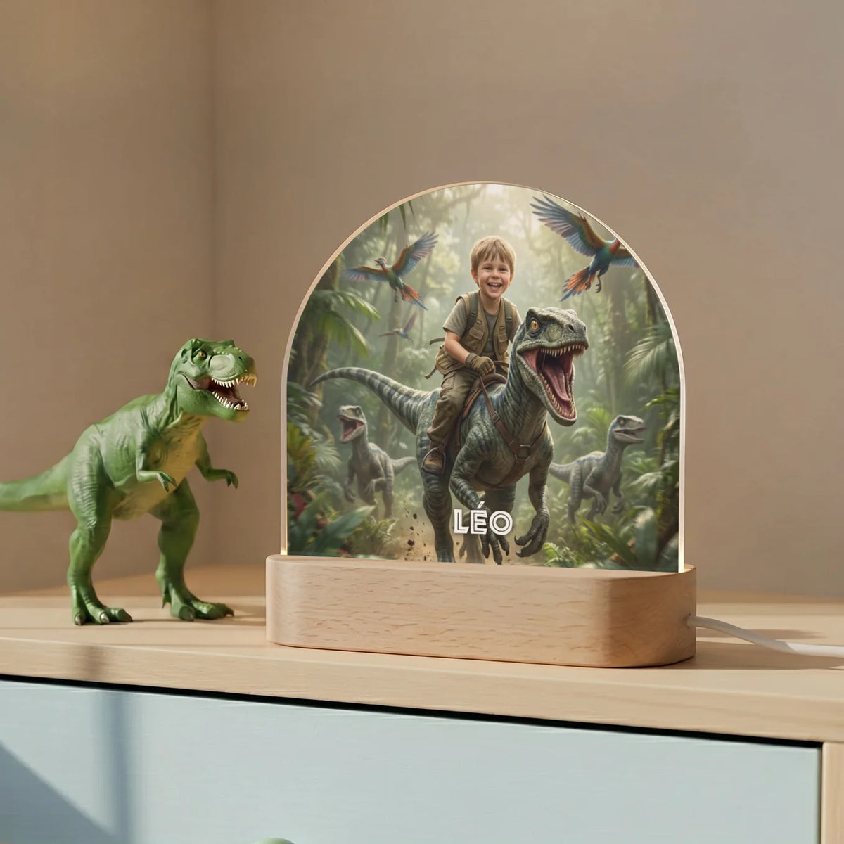 Veilleuse personnalisée "Dino" — Vue 6 market_france