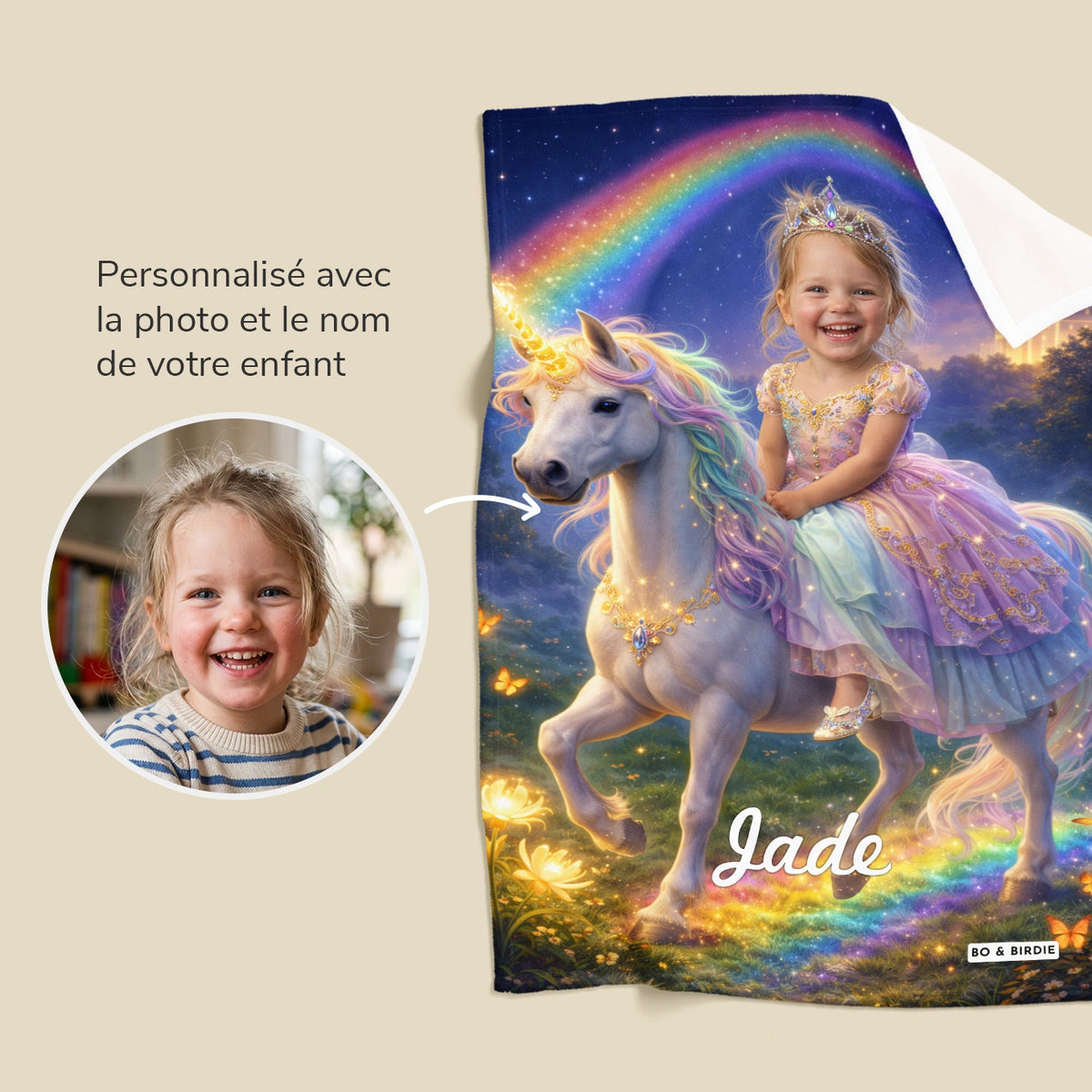 Plaid personnalisé « Princesse » — Vue 8 market_france