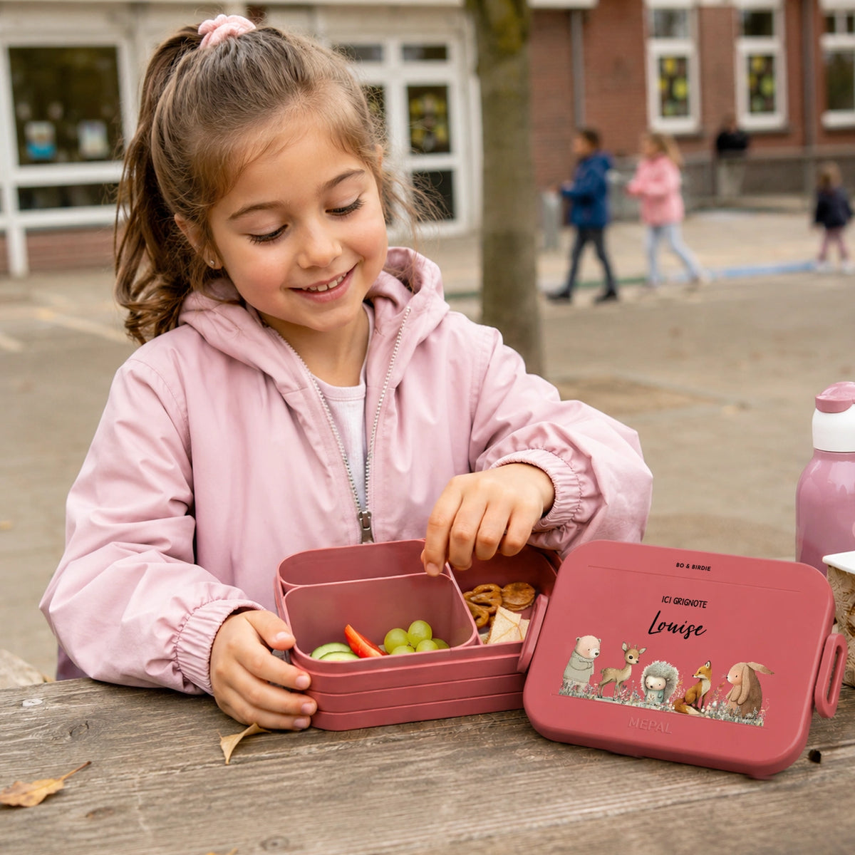 Lunch Box Mepal personnalisée « Animaux de la forêt » — Vue 7 market_france