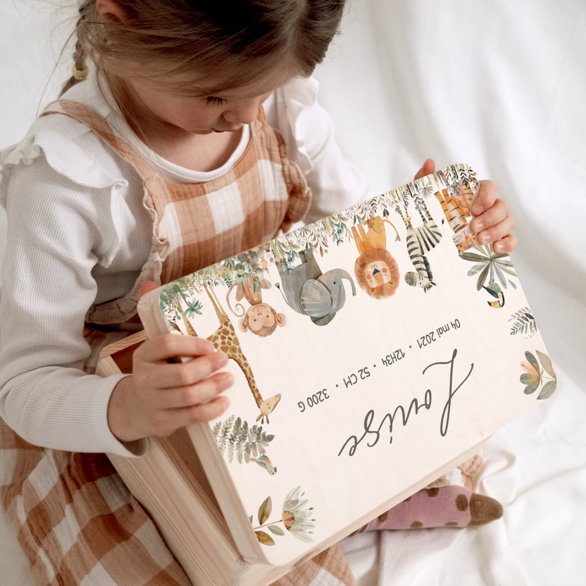 Boîte à souvenirs personnalisée « Animaux de safari » — Vue 4 market_france