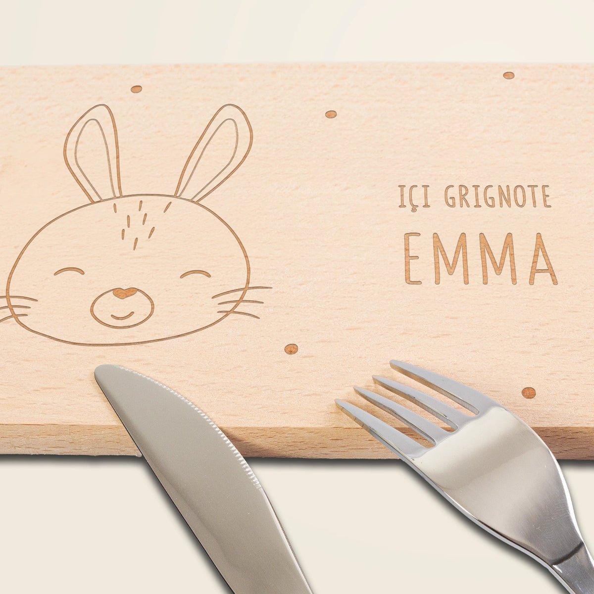 Petit plateau pour goûter personnalisé « Gravure » (gratuit) — Vue 6 market_france
