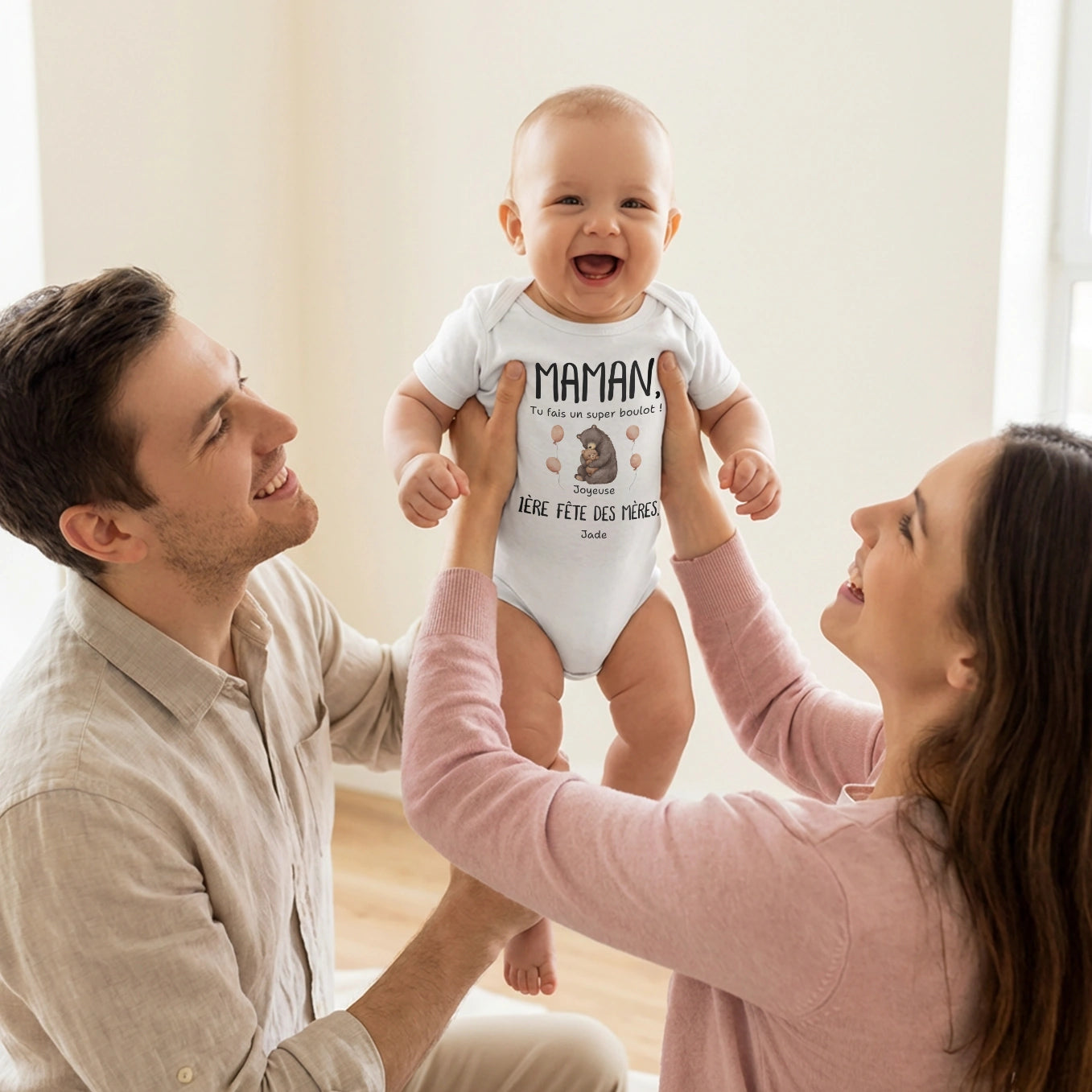 Body bébé personnalisé « Ourson »