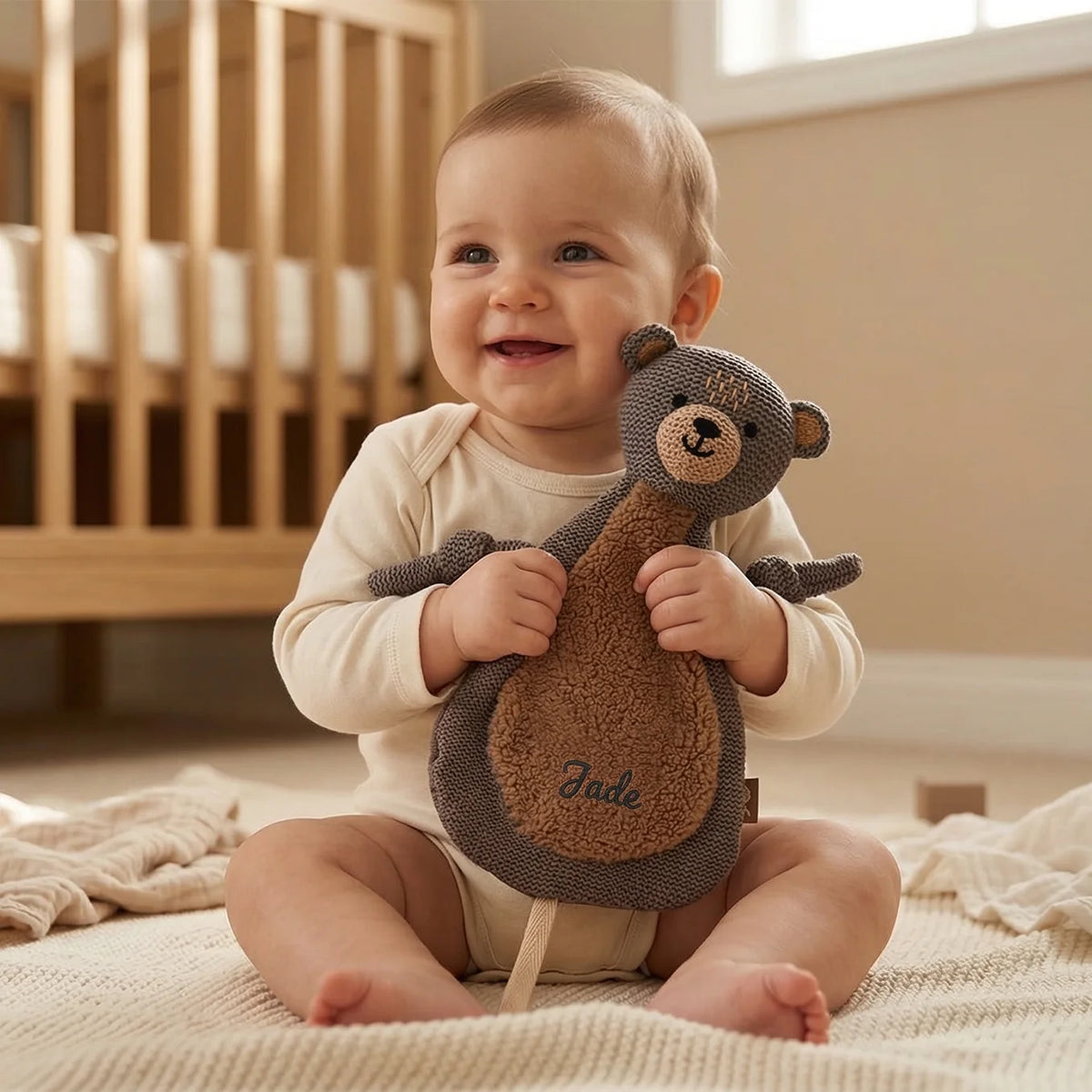 Doudou Personnalisé Brodé « Animal Préféré » — Vue 3 market_france