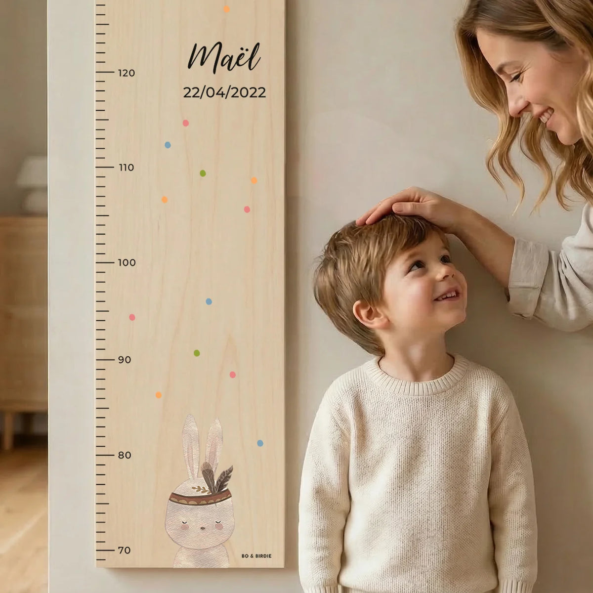 Toise personnalisée « Confettis » — Vue 3 market_france