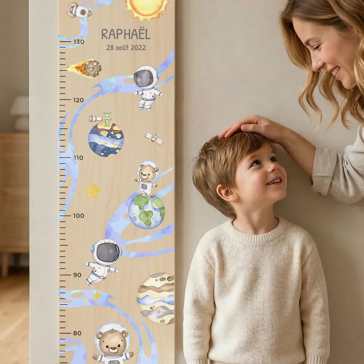 Toise personnalisée « Astronautes » — Vue 3 market_france