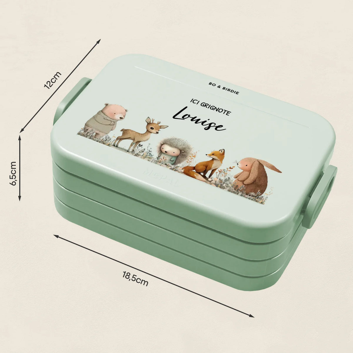 Lunch Box Mepal personnalisée « Animaux de la forêt » — Vue 5 market_france