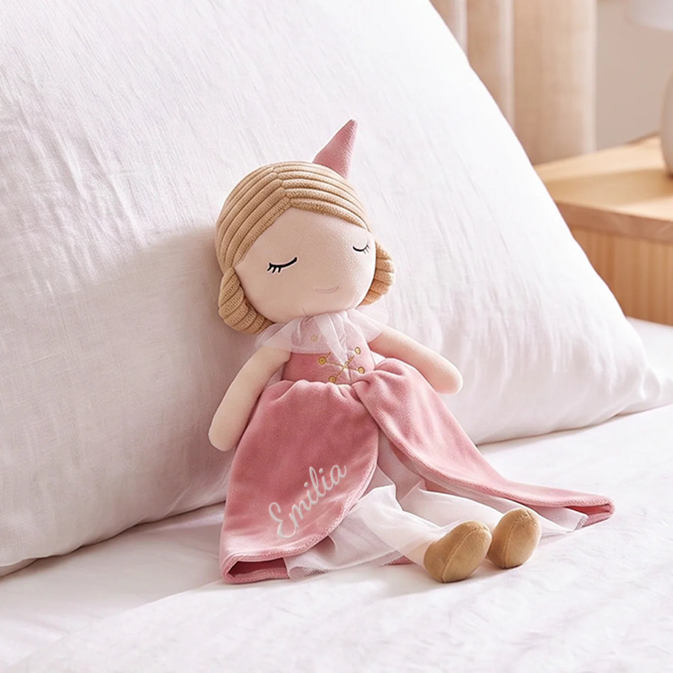 Poupée câline personnalisée "Princesse"