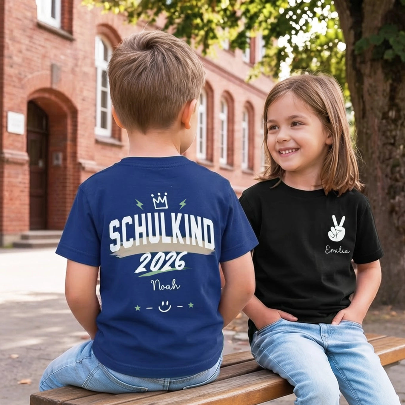 T-shirt personnalisé "Écolier"