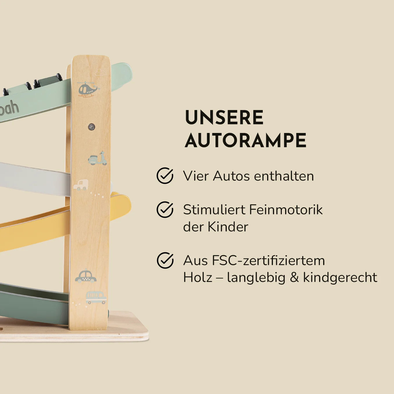 Personalisierte Autorampe "On The Go"
