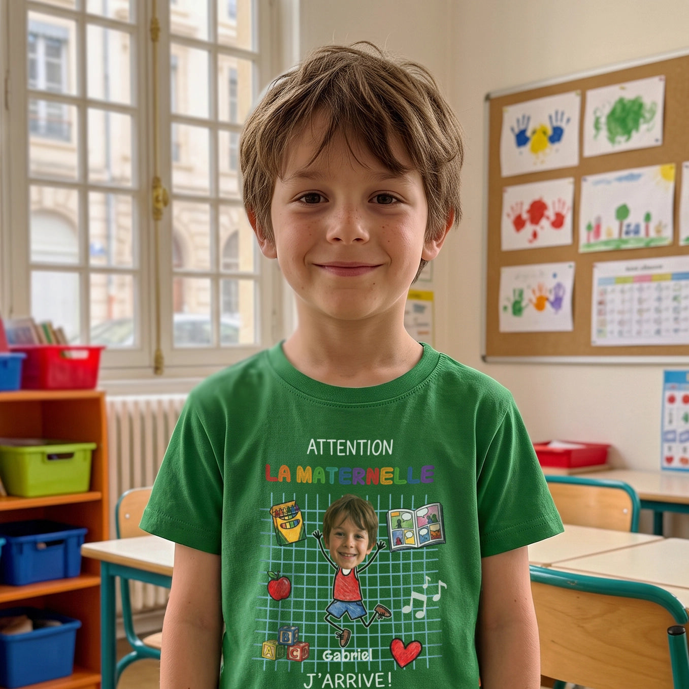 T-shirt enfant personnalisé « La Maternelle »