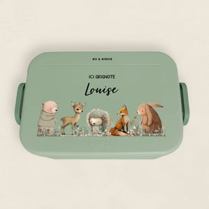 Lunch Box Mepal personnalisée « Animaux de la forêt »