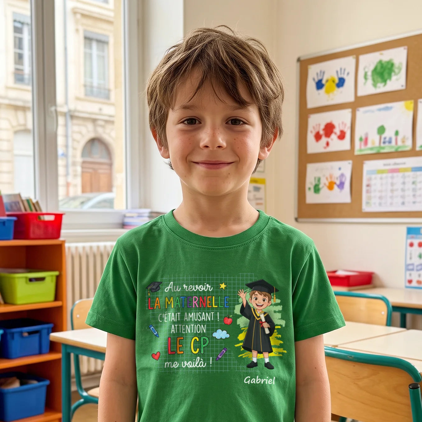 T-shirt personnalisé "Rentrée des classes"