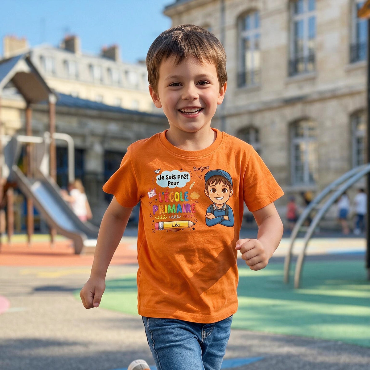 T-shirt Enfant Personnalisé "Je suis prêt"