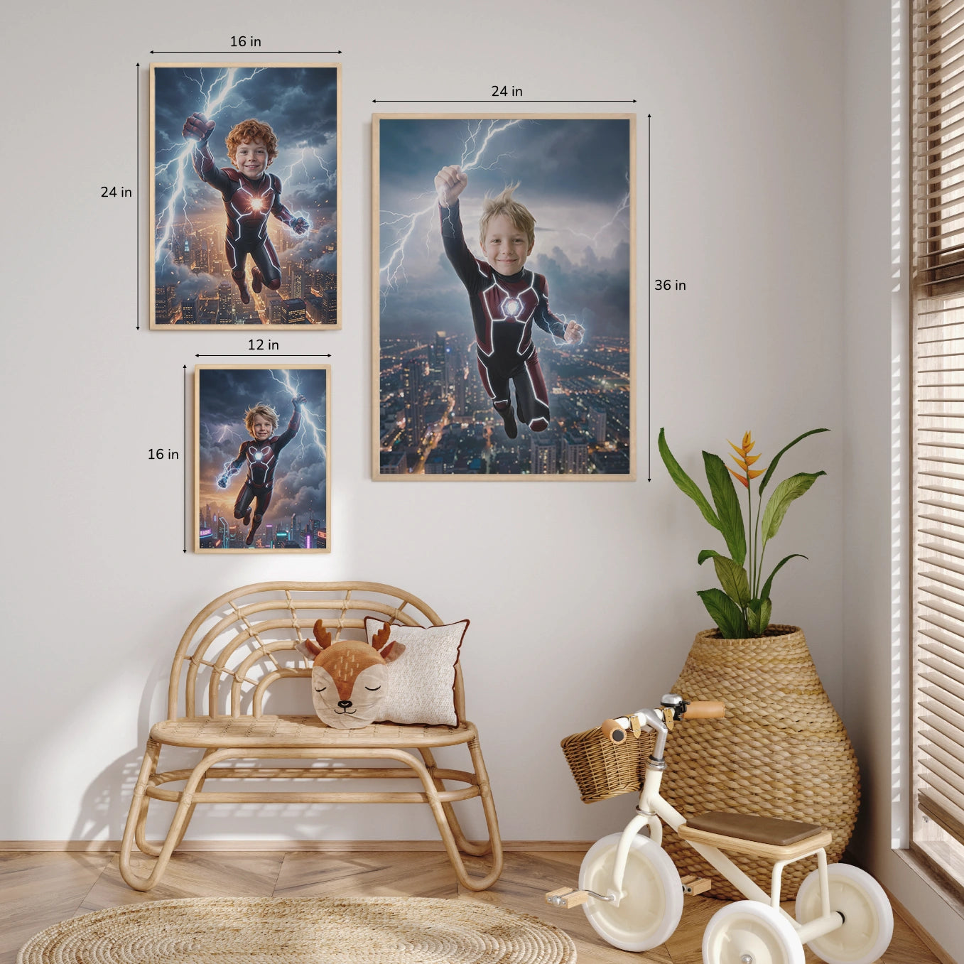 (US) Personalisiertes Poster "Strike Boy"