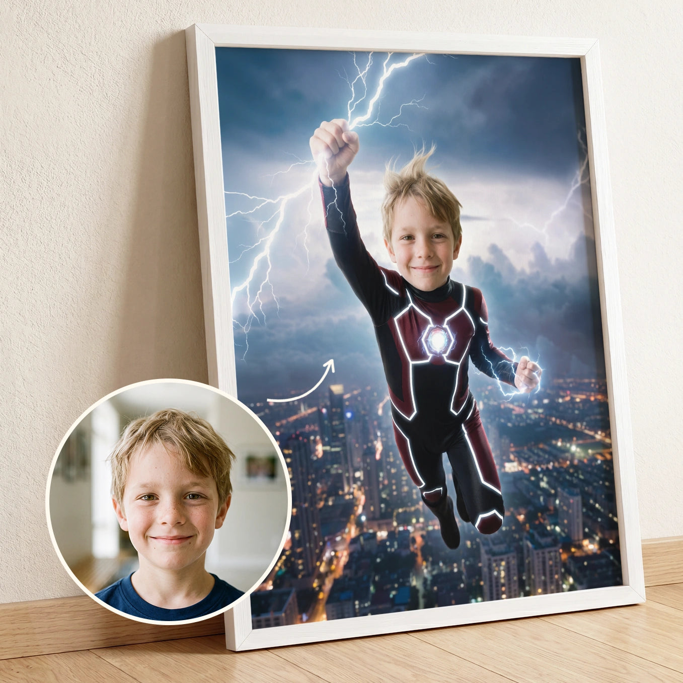 (US) Personalisiertes Poster "Strike Boy"