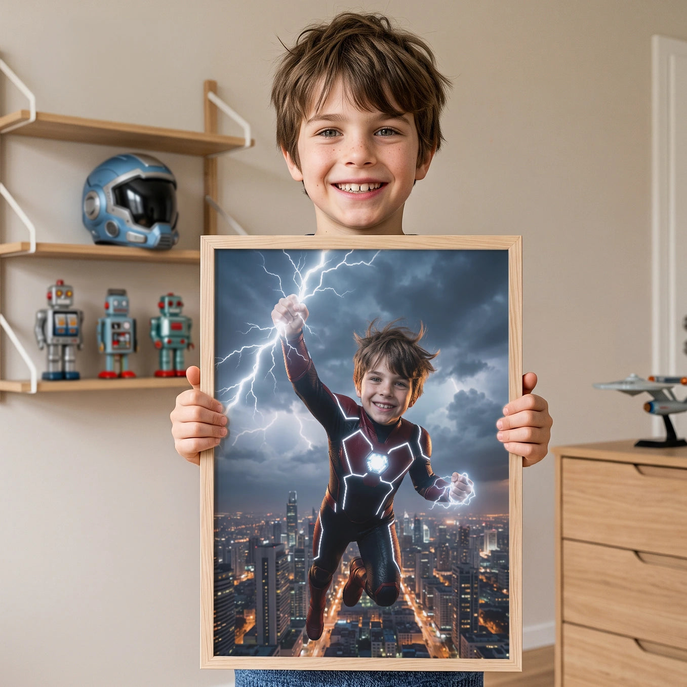 (US) Personalisiertes Poster "Strike Boy"