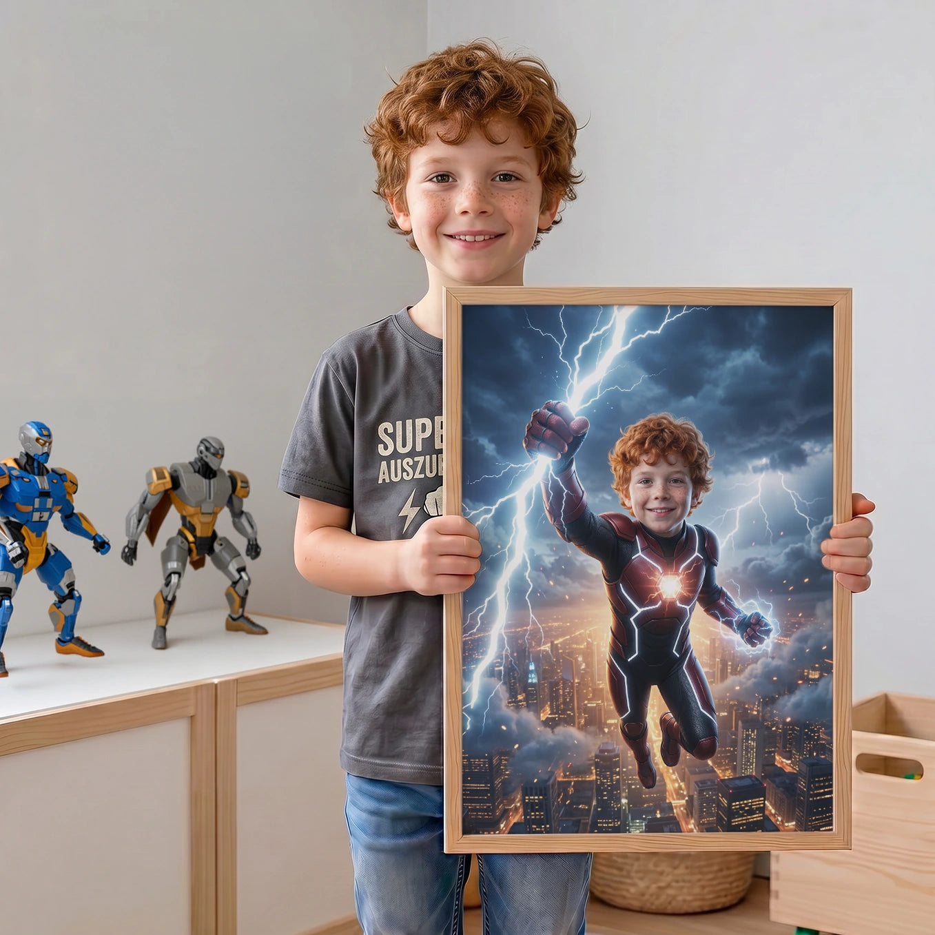 (US) Personalisiertes Poster "Strike Boy"