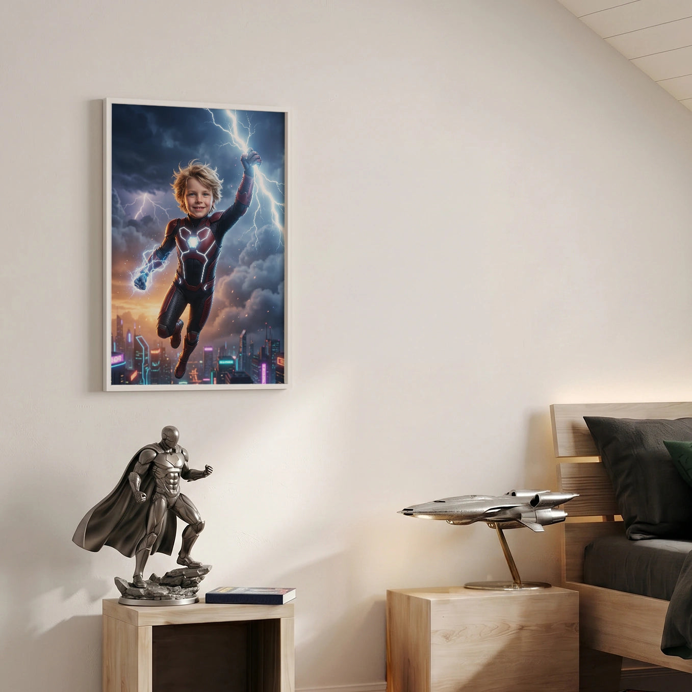 (US) Personalisiertes Poster "Strike Boy"